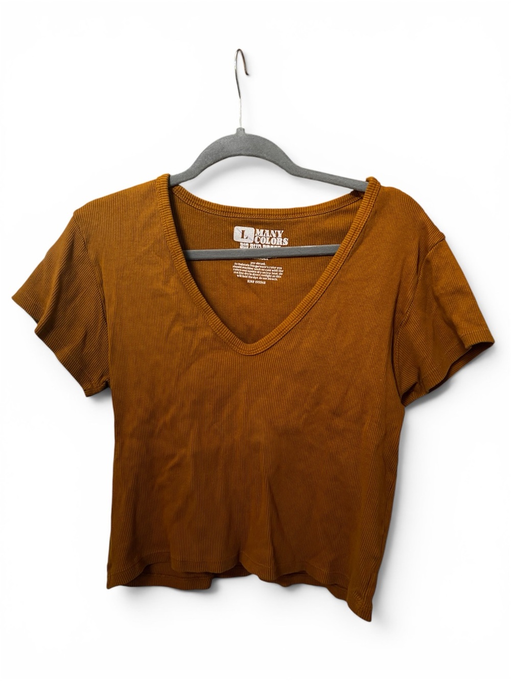Big Bud Press Ribbed V-Neck T-Shirt